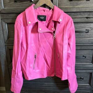 Torrid Vibrant Pink Leather Jacket